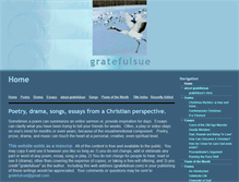 Tablet Screenshot of gratefulsue.com